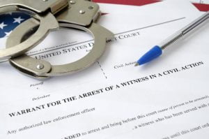 arrest warrant paperwork